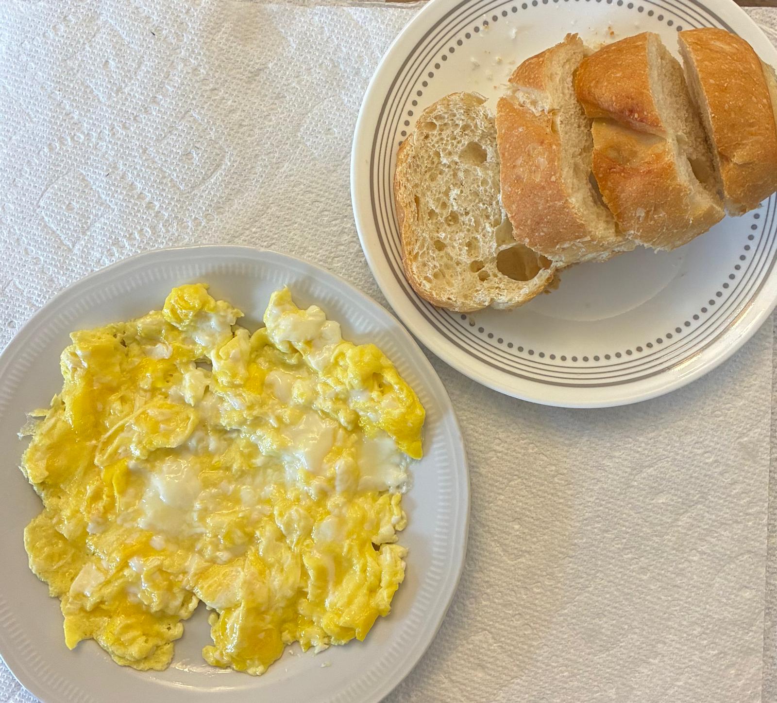 Scrambled Eggs — breakfast at Troy Stew Salad & Grill