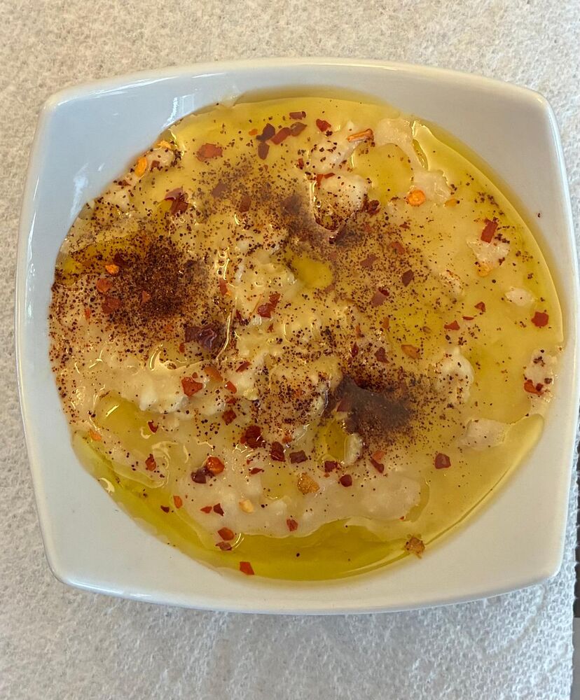 Hummus — side dishes at Troy Stew Salad & Grill